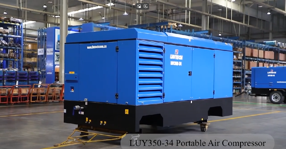 1000cfm Liutech Screw Air Compressor For Water Well Drilling 2