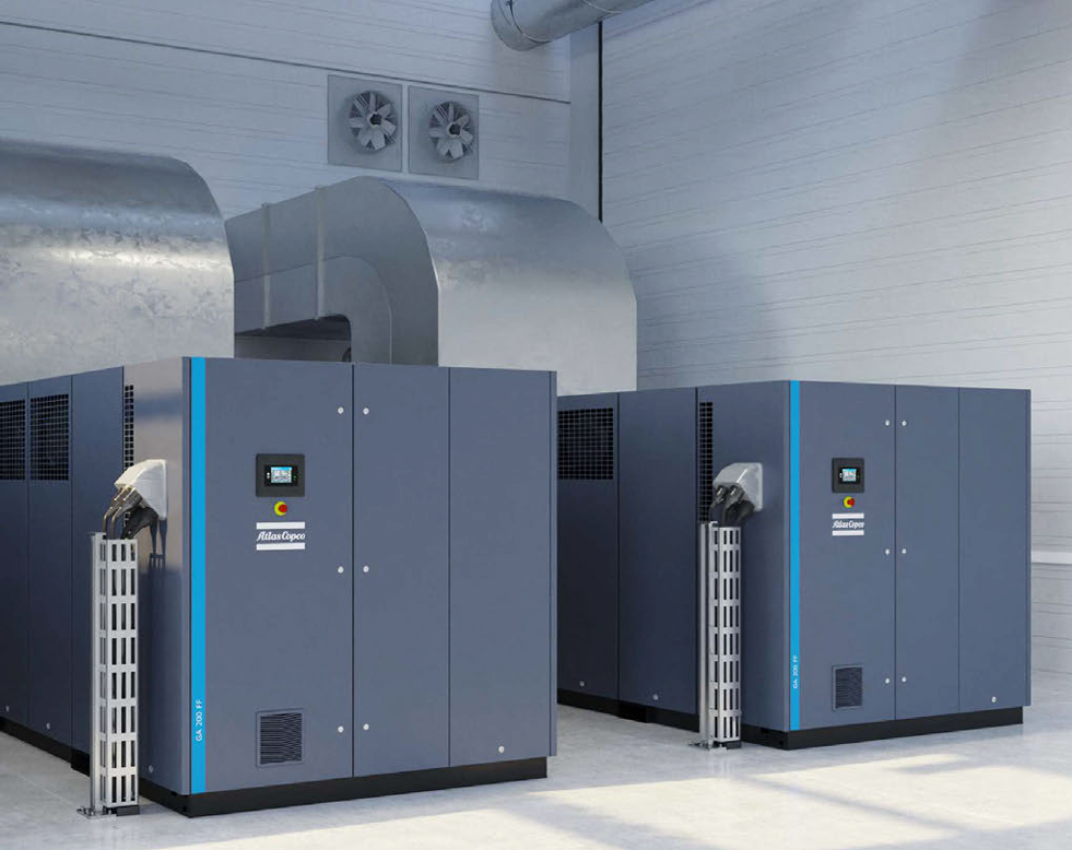 Oil-injected rotary screw compressors GA 180 - 315 (VSD+ ）
