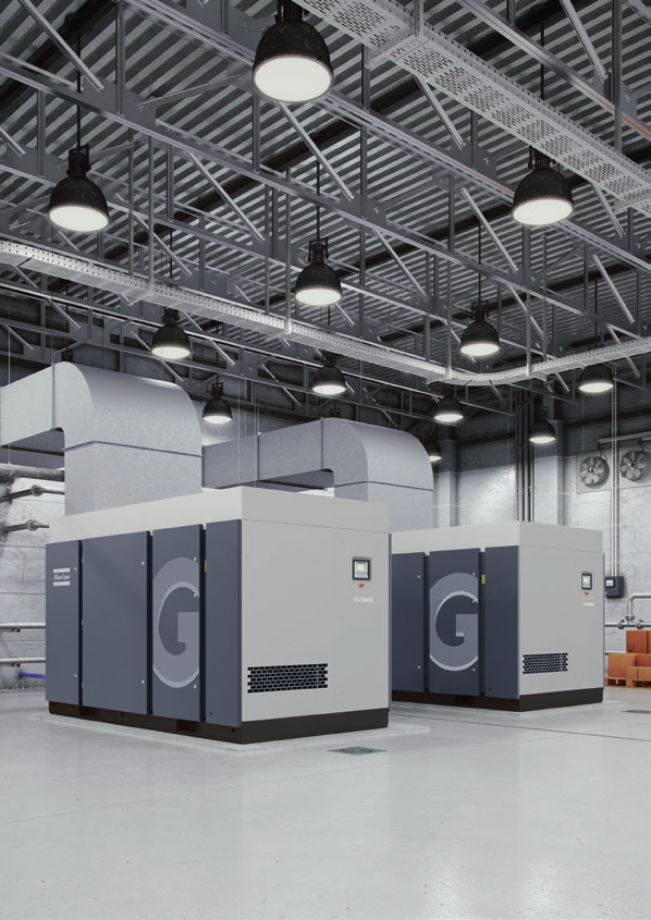 OIL-INJECTED ROTARY SCREW COMPRESSORS GA 160+-315 (VSD) (160-315 kW/200-350 hp)